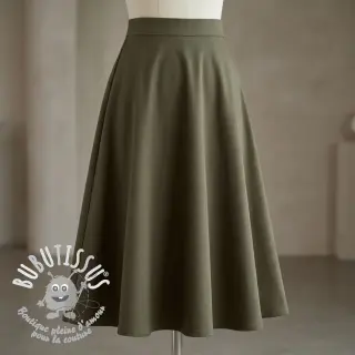 Tissu coton TWILL Mango olive green