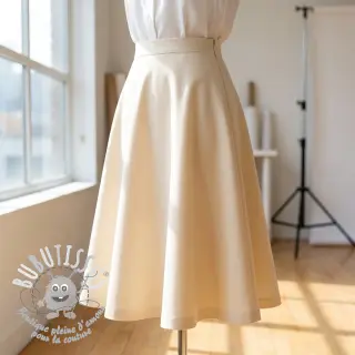 Tissu coton TWILL Mango ecru