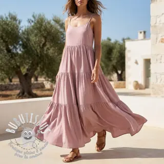 Viscose lin BUBBLY lilac