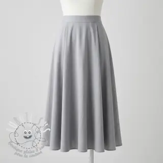 Viscose lin BUBBLY light grey