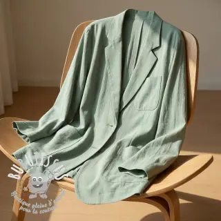 Viscose lin BUBBLY light mint