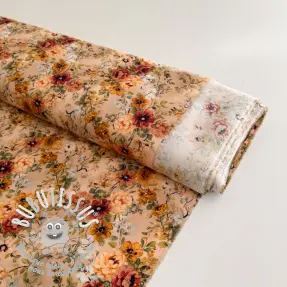 Viscose RAYON POPLIN Flower sea design E