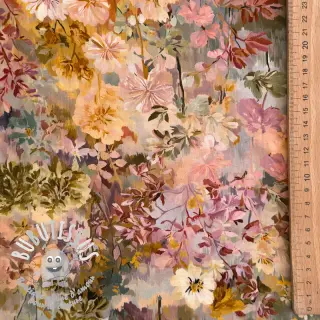 Viscose RAYON POPLIN Blossoms design B