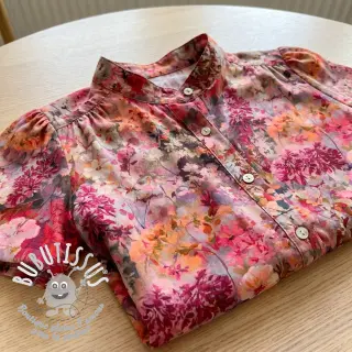 Viscose RAYON POPLIN Blossoms design A