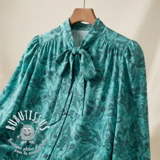 Viscose RAYON POPLIN Paisley design C