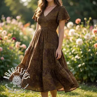 Viscose RAYON POPLIN Flow design A