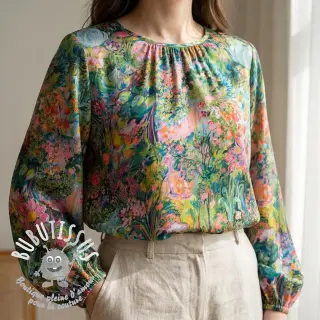 Viscose RAYON POPLIN Eve design B