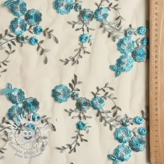 Tulle pour jupe tutu Big flowers