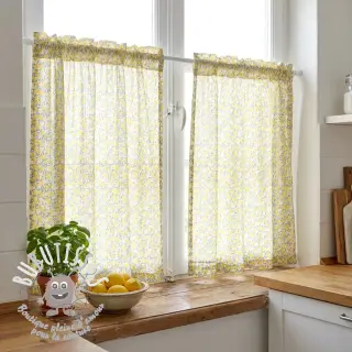 Tissu coton DOBBY Lemons digital print