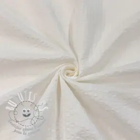 Tissu coton BUBBLE ecru