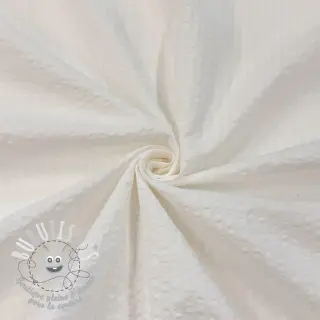 Tissu coton BUBBLE ecru