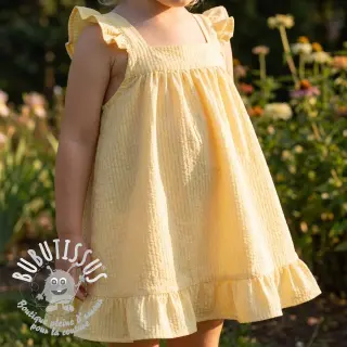 Tissu coton BUBBLE yellow