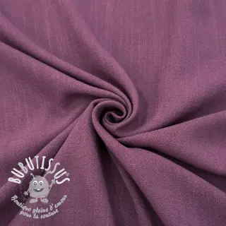 Viscose lin WASHED mauve