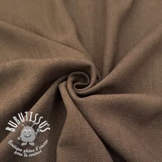 Viscose lin WASHED light brown
