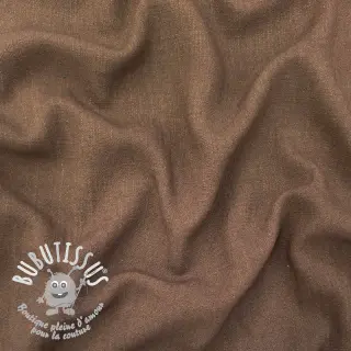 Viscose lin WASHED light brown