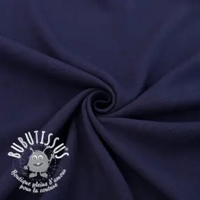 Viscose lin WASHED navy
