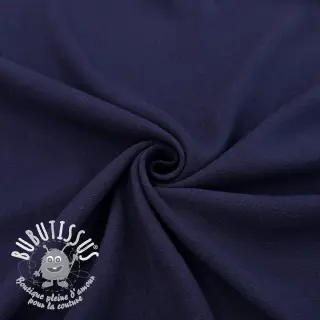Viscose lin WASHED navy