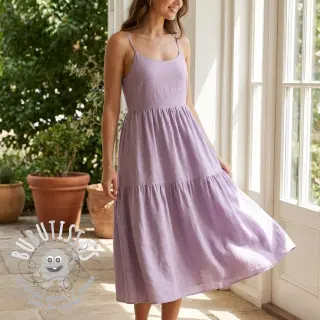 Viscose lin WASHED cherryblossom