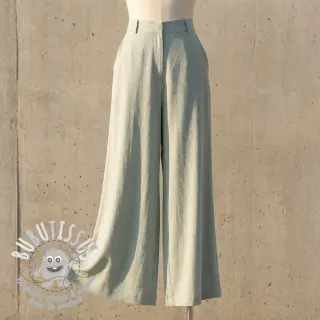 Viscose lin WASHED mint