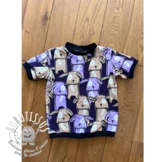 Jersey Funny dogs dark purple