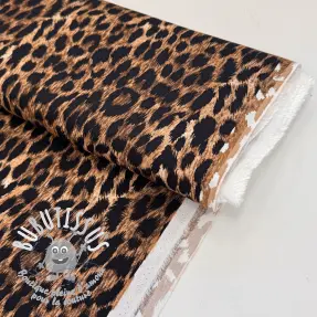 Viscose RADIANCE Wild skin brown digital print