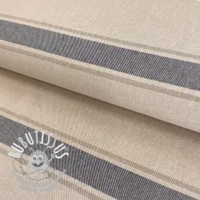 Tissu déco DOBBY Stripe RIVIERA LARGE blue