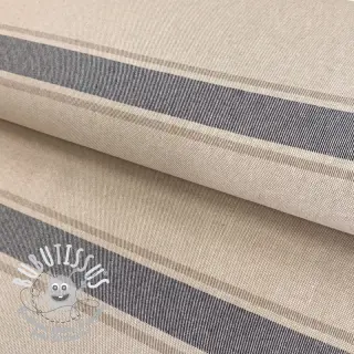Tissu déco DOBBY Stripe RIVIERA LARGE blue