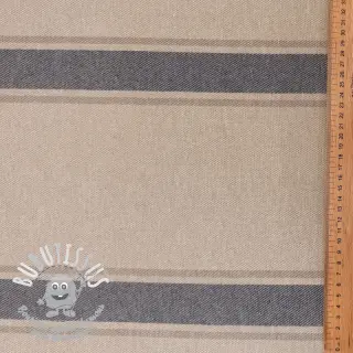 Tissu déco DOBBY Stripe RIVIERA LARGE blue
