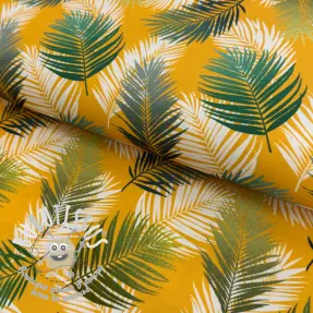 Tissu déco OUTDOOR Hendaye jaune