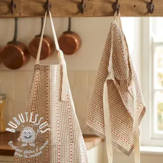 Tissu coton COSY ficelle