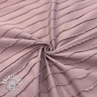 Jersey RUFFLES mauve