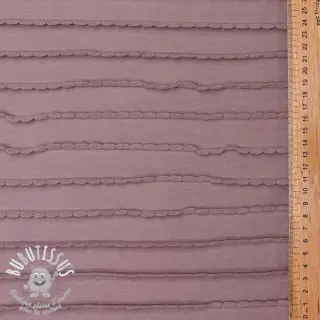 Jersey RUFFLES mauve