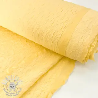 Tissu coton SMOGGED EMBROIDERY yellow
