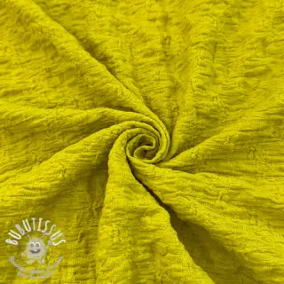 Tissu coton SMOGGED EMBROIDERY lime