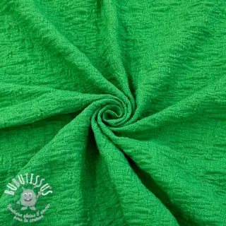 Tissu coton SMOGGED EMBROIDERY green