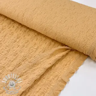Tissu coton SMOGGED EMBROIDERY brown