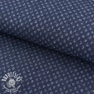 JEANS DENIM 6 OZ Small flakes dark blue