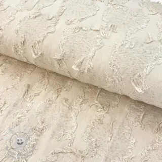 Tissu coton Lin JACQUARD RUFFLE