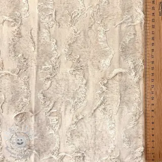 Tissu coton Lin JACQUARD RUFFLE