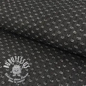 JEANS DENIM 6 OZ Big flakes black