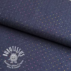 JEANS DENIM 3,8 OZ Drops Metallic dark blue