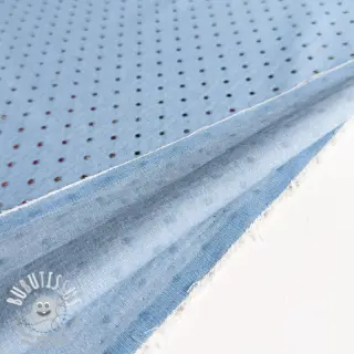 JEANS DENIM 3,8 OZ Drops Metallic light blue