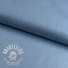 JEANS DENIM 6 OZ STRETCH WASHED metallic blue silver
