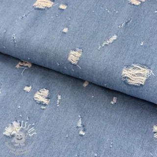 JEANS DENIM 6 OZ Big Holes light blue