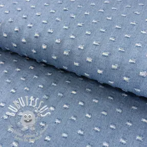 JEANS DENIM 6 OZ Small Holes light blue