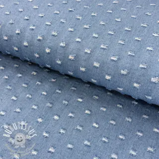 JEANS DENIM 6 OZ Small Holes light blue