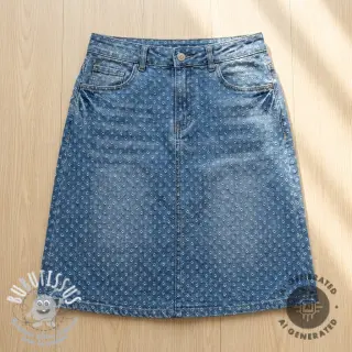 JEANS DENIM 6 OZ Big flakes blue