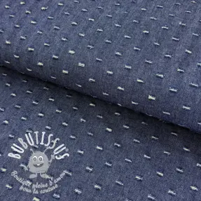 JEANS DENIM 6 OZ Small Holes blue