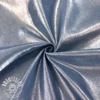 JEANS DENIM 8,5 OZ STRETCH WASHED metallic blue silver