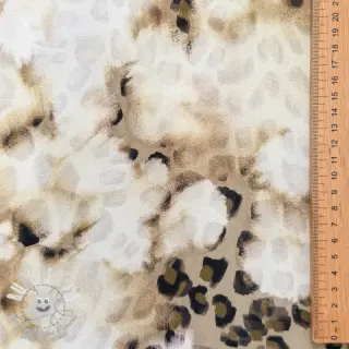 Viscose TWILL Structured Panther design B